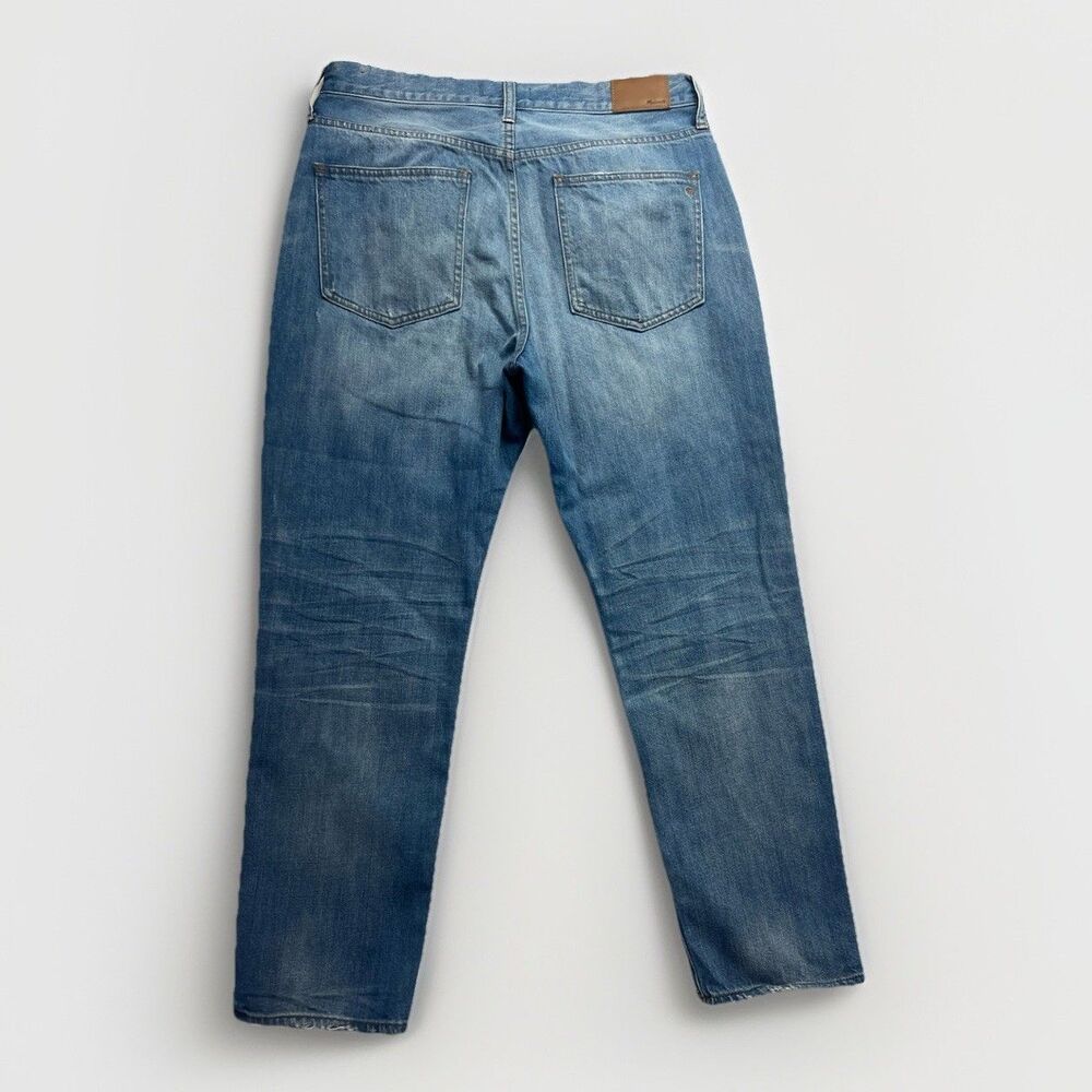 Madewell Perfect Vintage Jeans Womens 32 High‎ Rise Distressed Straight Denim - Picture 2 of 13
